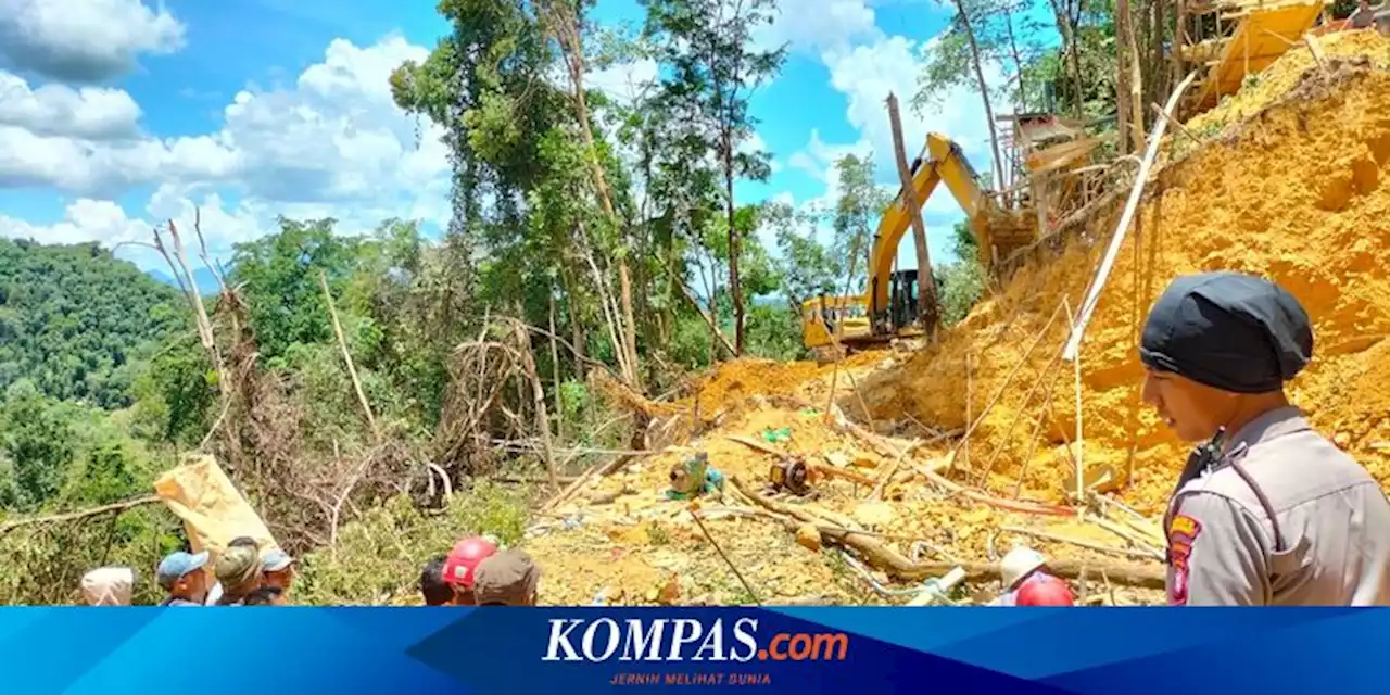 Lokasi Tambang Ilegal yang Longsor Sudah Digali Sedalam 4 Meter, Polisi: Belum Ditemukan Apa-apa