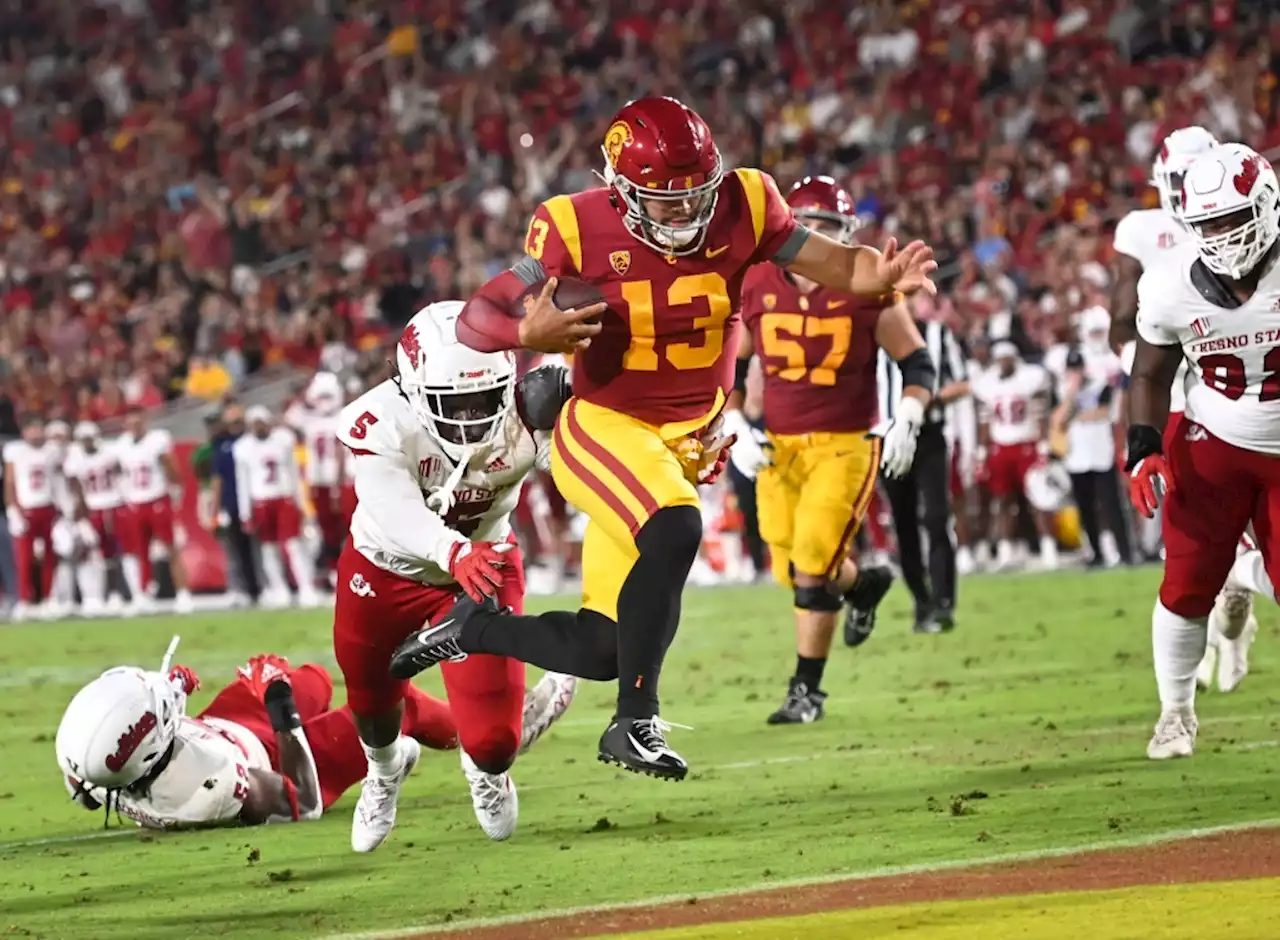 USC run game carries Trojans to win over Fresno State