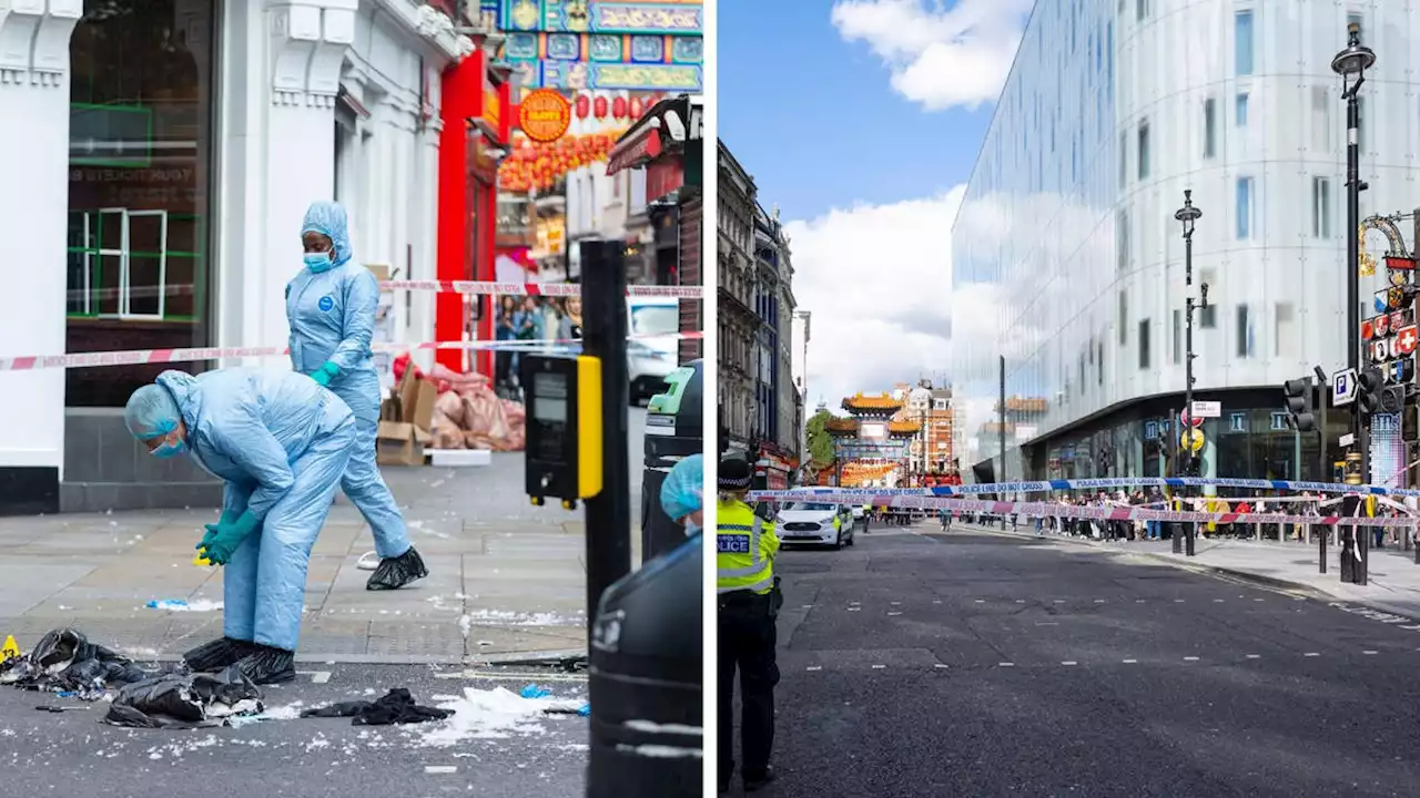 Man, 24, charged after two police officers stabbed in Leicester Square on Friday