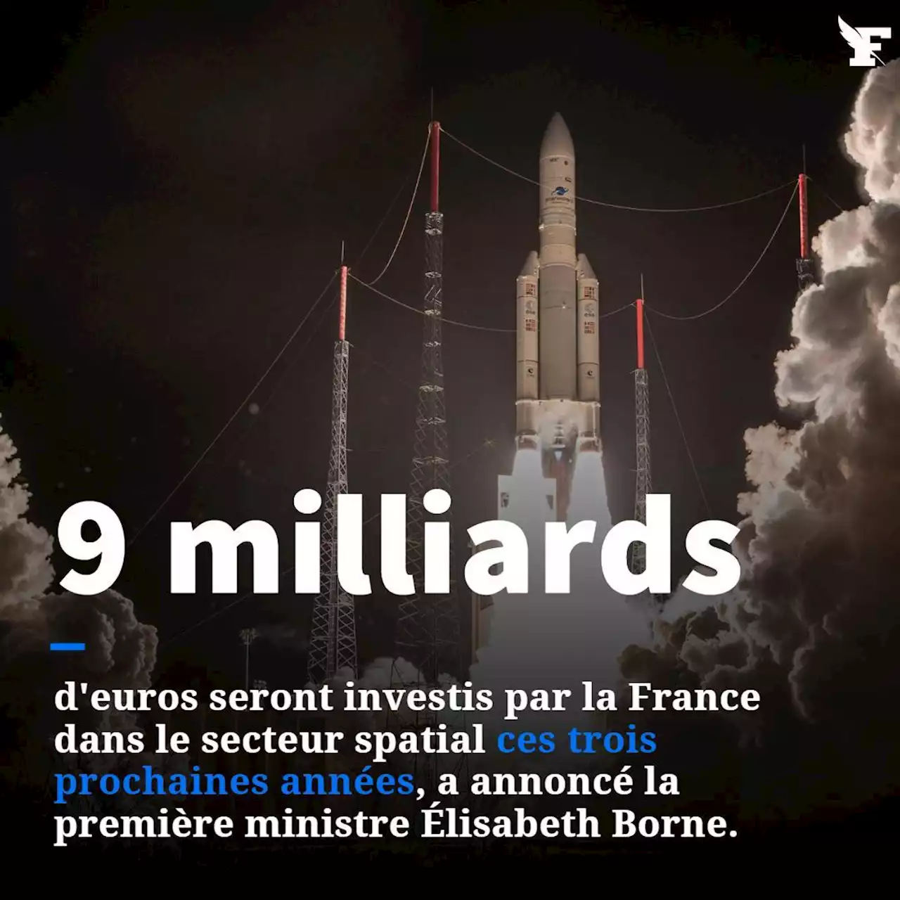 Spatial : la France annonce un investissement «majeur» de 9 milliards d'euros sur trois ans