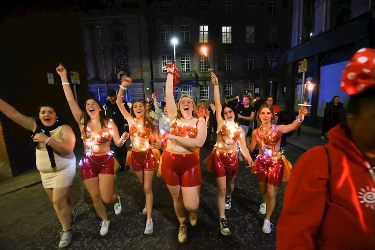 These are some of the fantastic images from Preston's Torchlight Procession