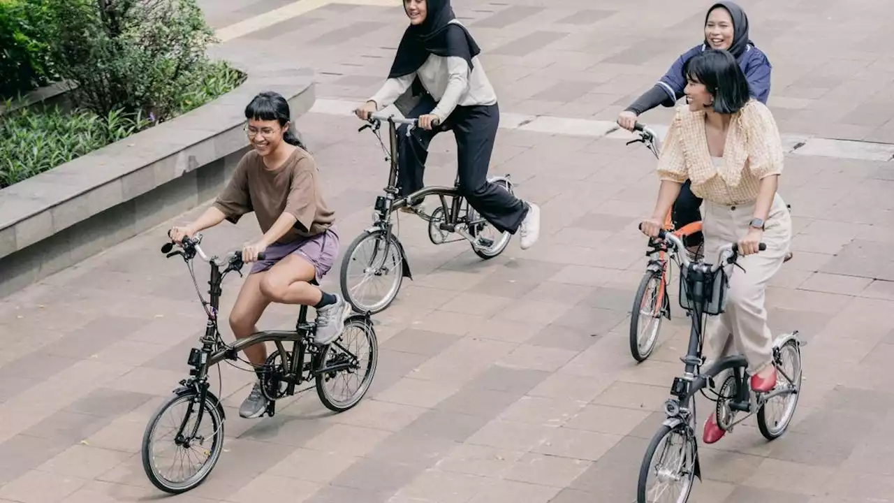 Serunya Ajang Gowes Berkelompok demi Sambut Hari Bebas Kendaraan Bermotor Sedunia