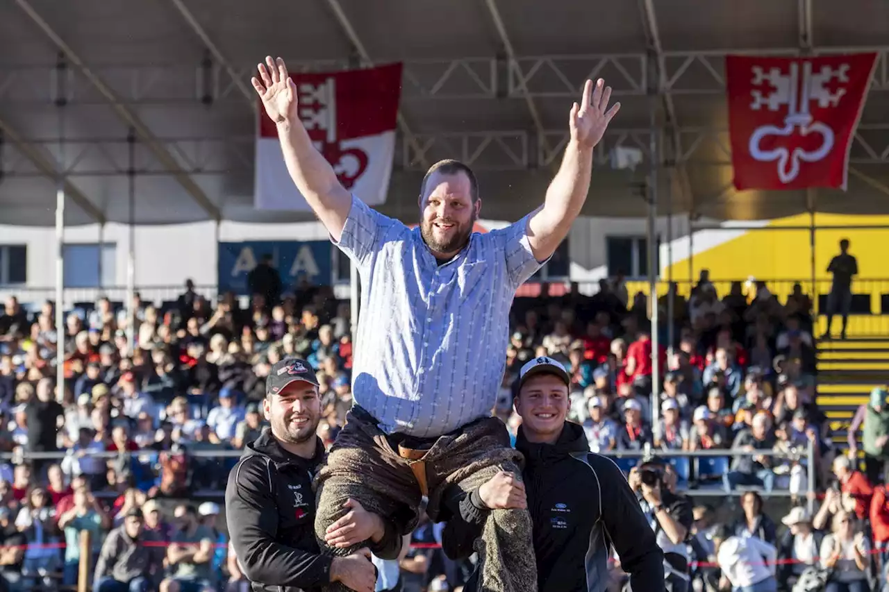 Sven Schurtenberger gewinnt das Tessiner Kantonalschwingfest