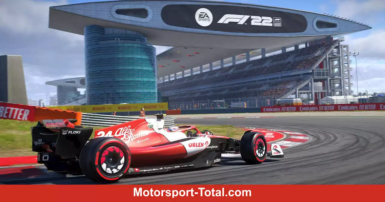 F1 2022: Update V1.10 bringt Ferrari-Spezialdesign, China-Rennstrecke, viele Verbesserungen