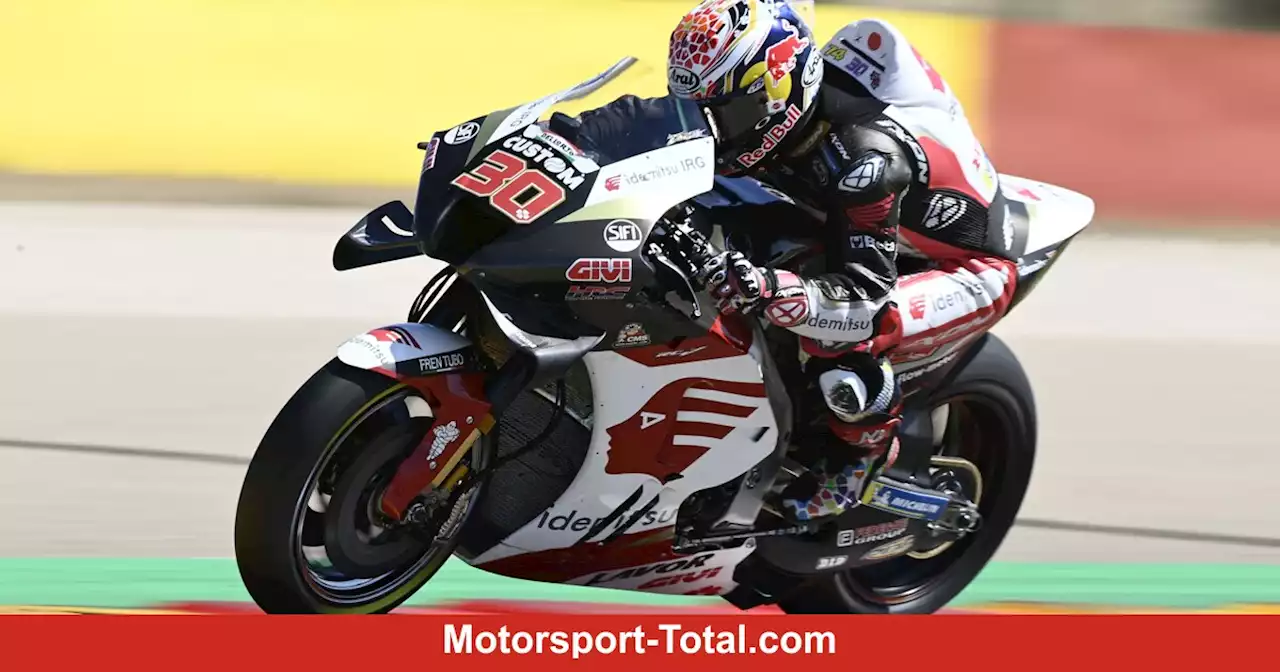 MotoGP Aragon Warm-up 2022: Nakagami fährt mit der Honda Bestzeit