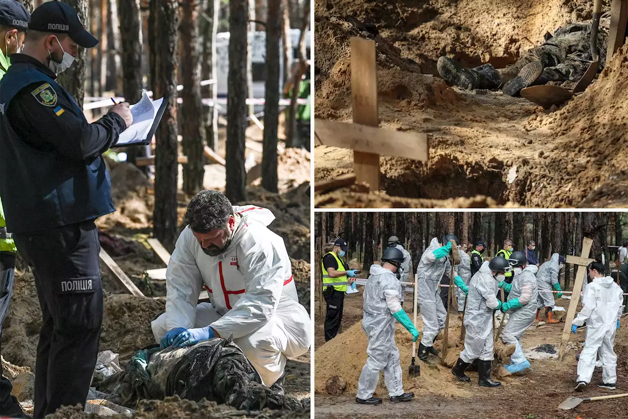 Chilling photos reveal inside of Russian ‘torture chambers’ in Ukraine after mass grave discovery