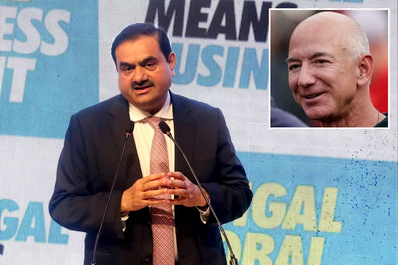 Indian tycoon Gautam Adani replaces Jeff Bezos as world’s second-richest person