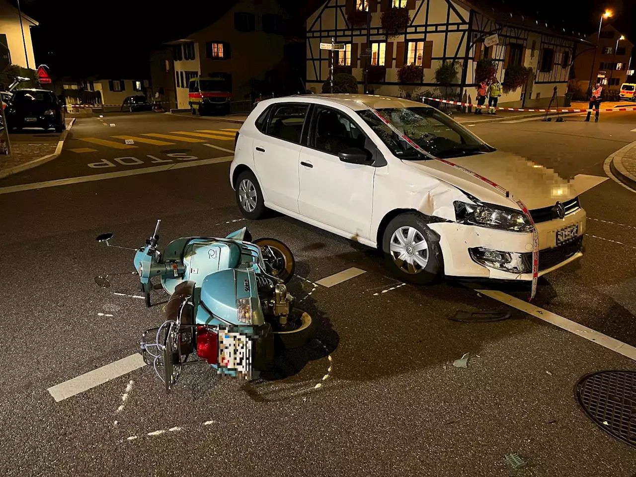 Uster ZH: Schwerverletzter Motorradfahrer nach Verkehrsunfall