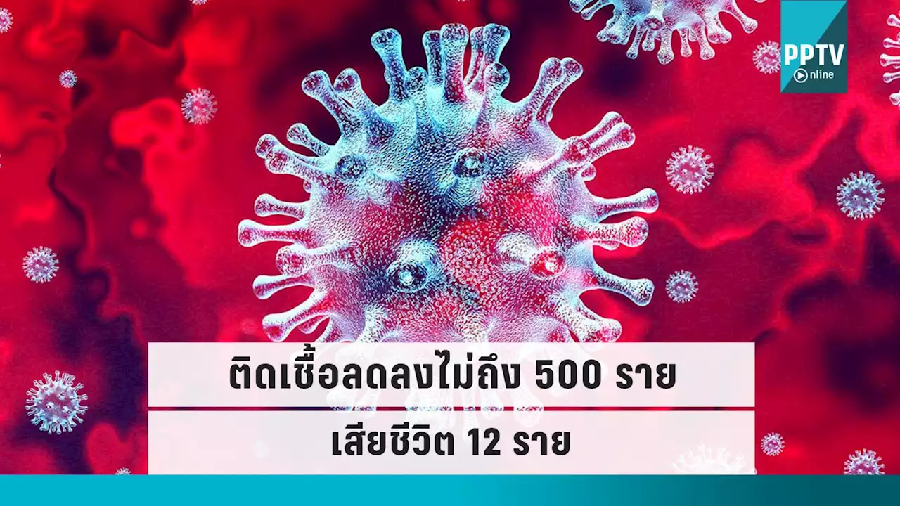 โควิดวันนี้ (18ก.ย.65) ติดเชื้อลด ต่ำกว่า 500 ราย คร่าชีวิต 12 ราย