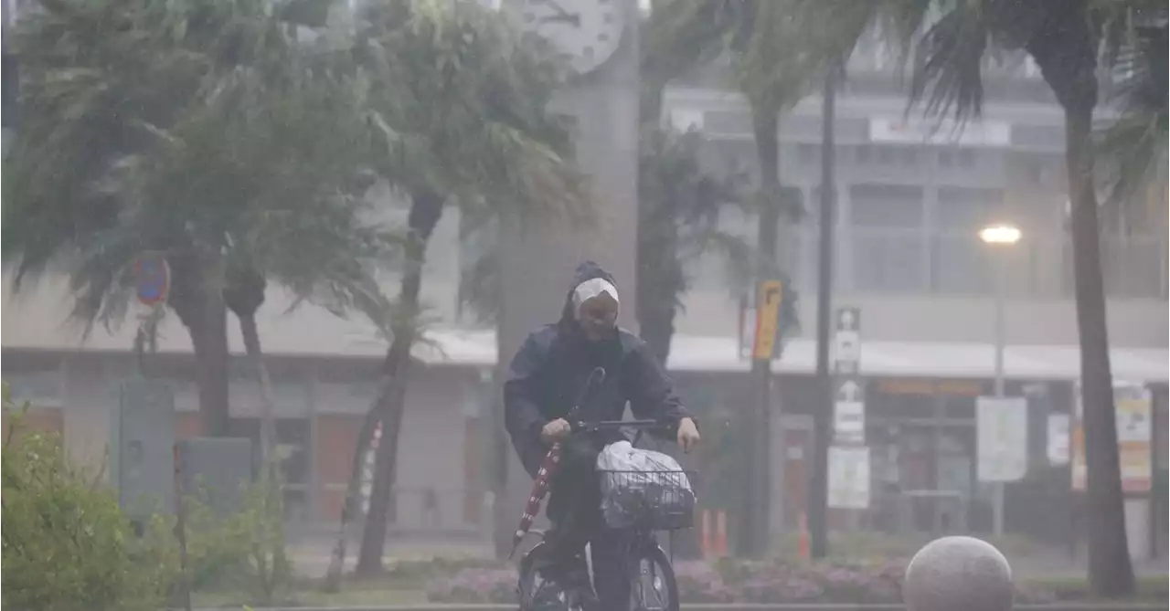 Typhoon Nanmadol bears down on Japan's Kyushu island