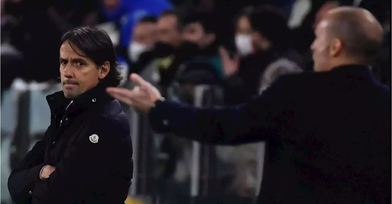 Inzaghi e Allegri sotto accusa: anche i big finiscono nella polvere