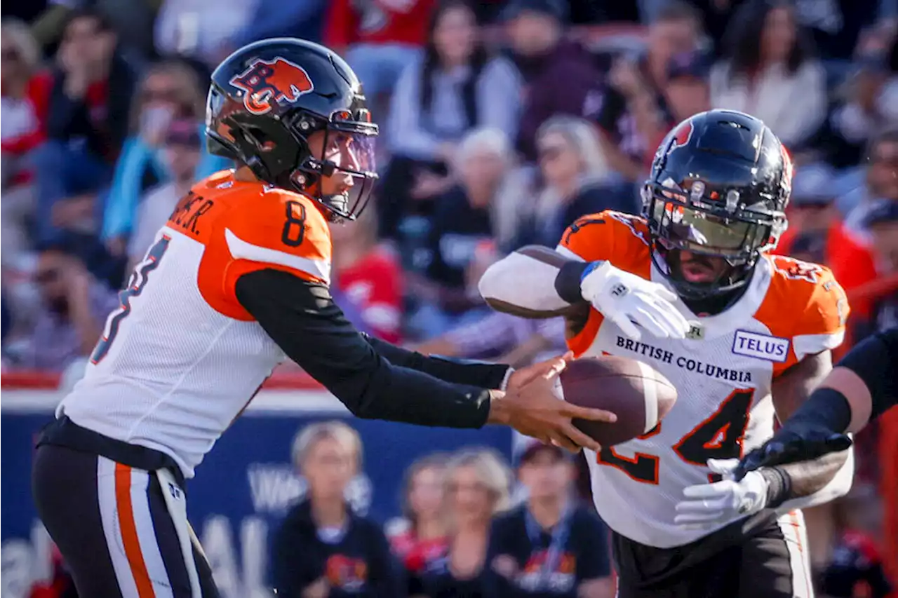 James Butler scores 2 rushing touchdowns, B.C. Lions edge Calgary 31-29 in OT – Terrace Standard