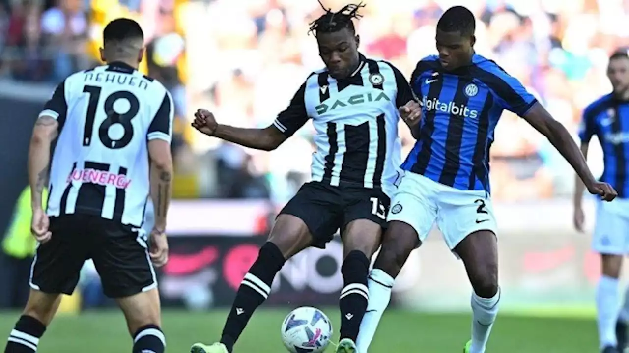 Comeback Mengerikan, Udinese Puncaki Klasemen Usai Hantam Inter Milan