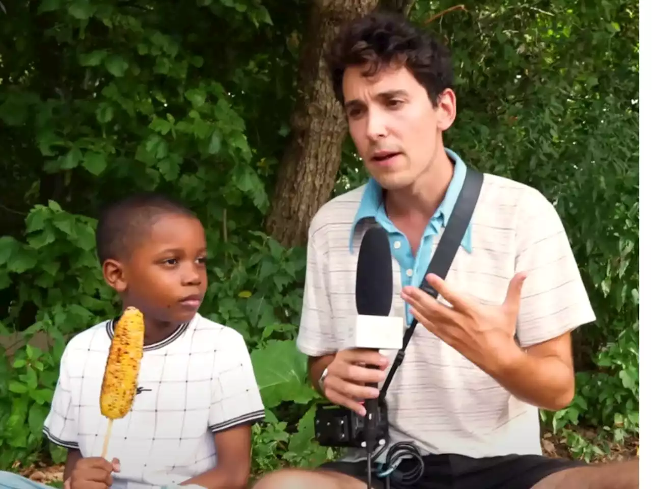 A 7-year-old boy became a viral sensation thanks to his love of corn