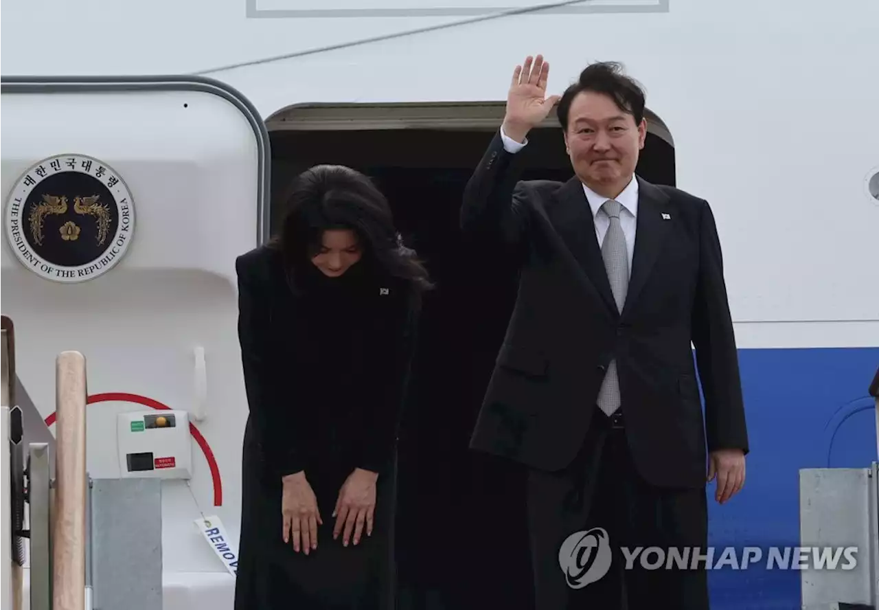 순방길 오른 尹, 태풍 난마돌에 '과하다 싶을 정도로 엄중대처' | 연합뉴스