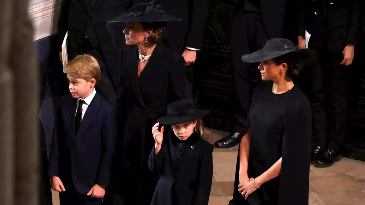 Prince George, Princess Charlotte join William and Kate at Queen Elizabeth II's funeral