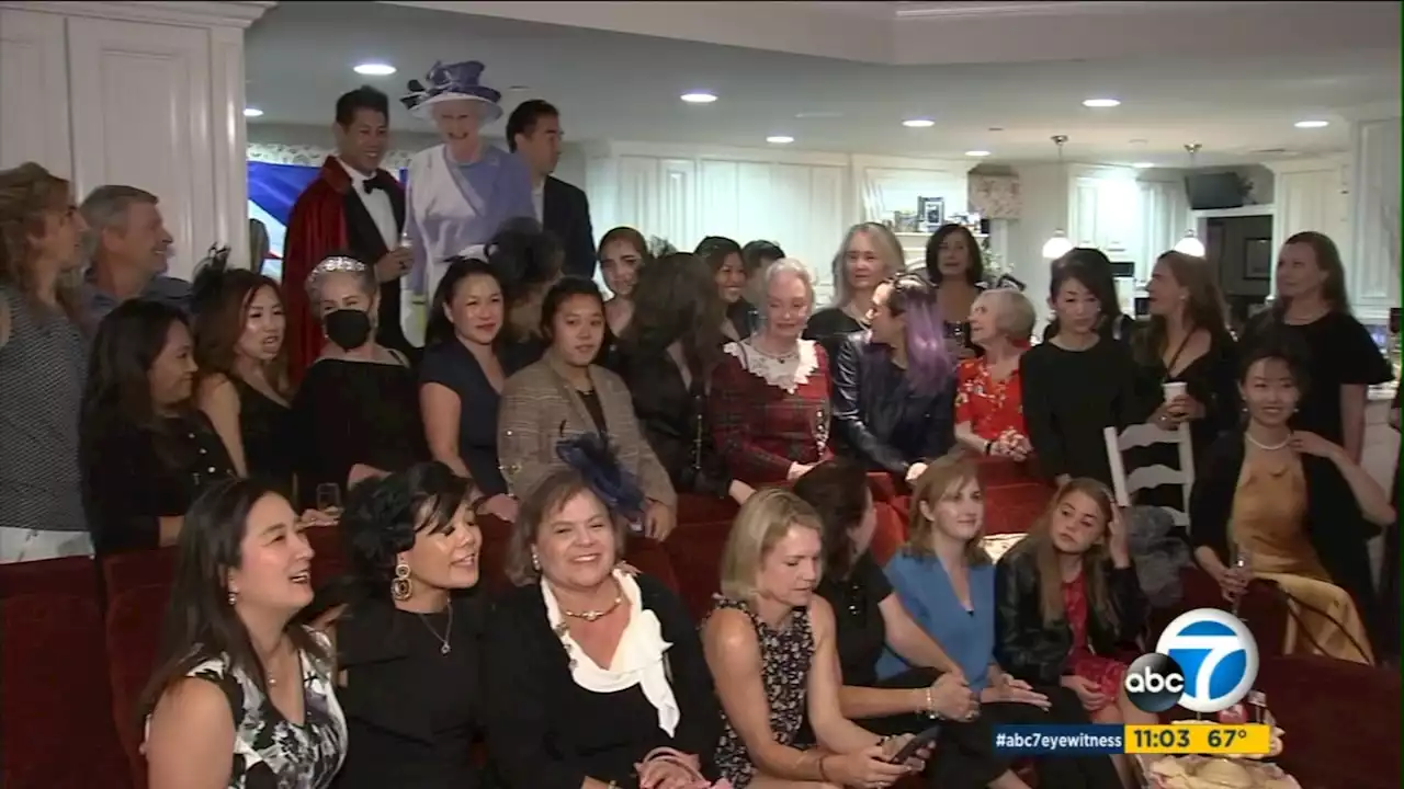 Southern Californians gather to say farewell to Queen Elizabeth II