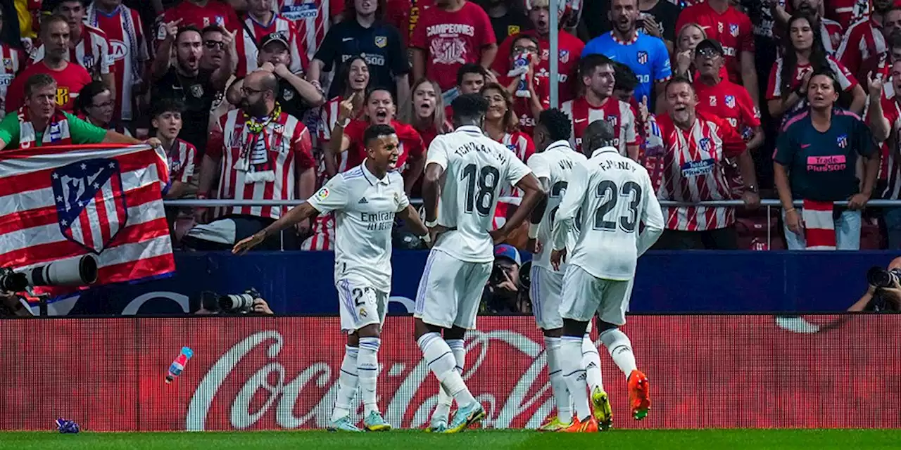 Hasil Atletico Madrid vs Real Madrid: Skor 1-2 - Bola.net