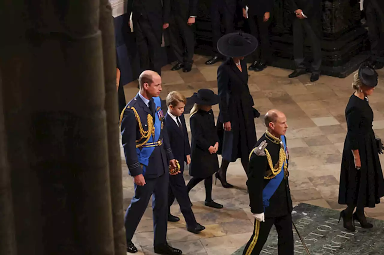 Prince George And Princess Charlotte Walked Behind Queen Elizabeth II's Coffin With Their Parents