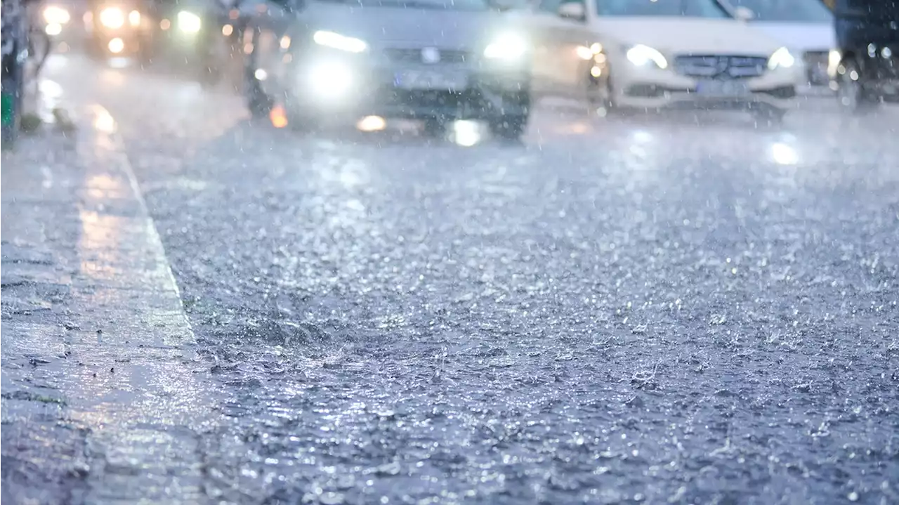 Graupel, Starkregen, Gewitter – Unwetter über Berlin