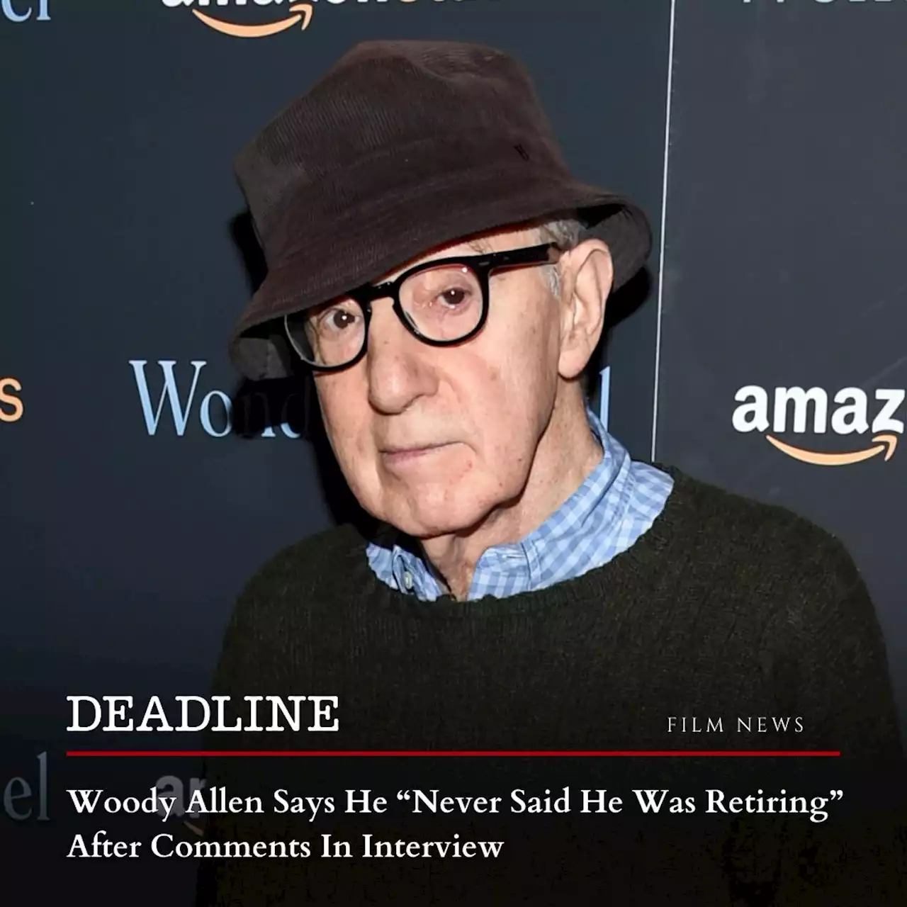 Woody Allen Says He “Never Said He Was Retiring” After Comments In Interview