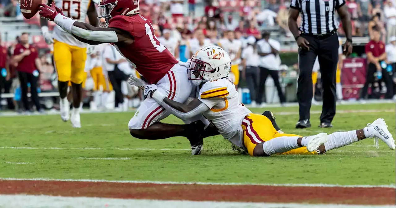 Alabama offense varied a bit from script in lopsided win