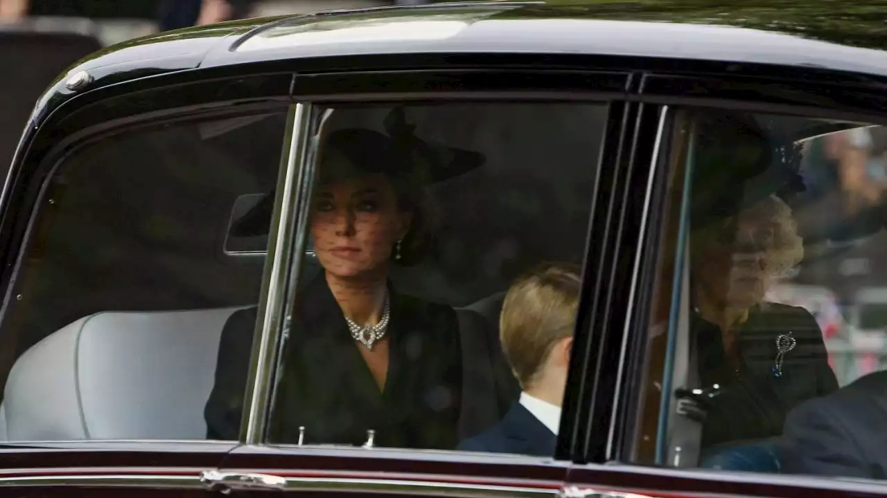 Kate Middleton Wears Significant Necklace to Queen Elizabeth's Funeral