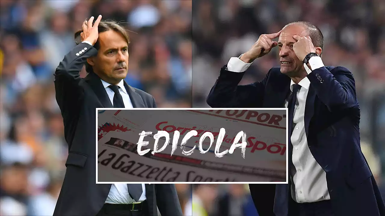 Calciomercato: Juve, per Allegri niente esonero per necessità. Inter, per Inzaghi fiducia a tempo