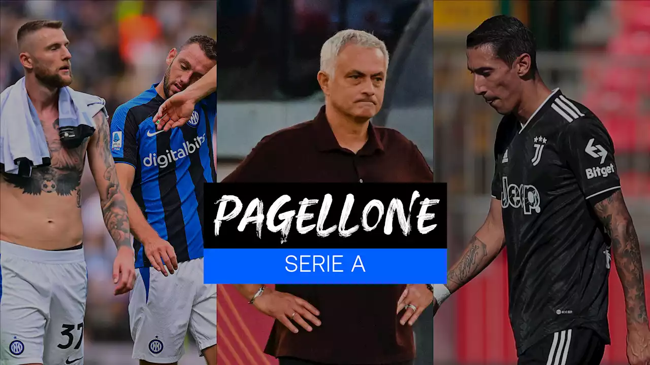 Pagellone 7ª giornata Serie A: Juventus nel baratro, crollo Inter contro una super Udinese. Mourinho esagera