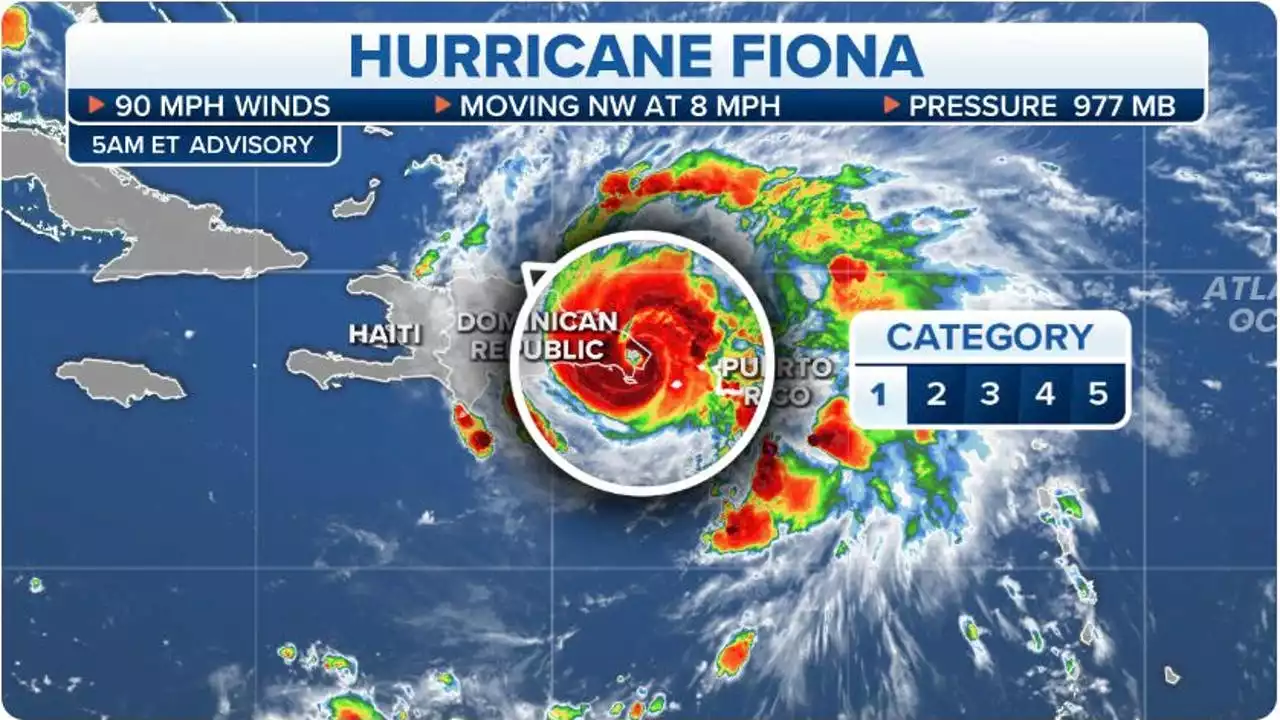 Hurricane Fiona Makes Second Landfall In Dominican Republic As Most Of Puerto Rico Remains In