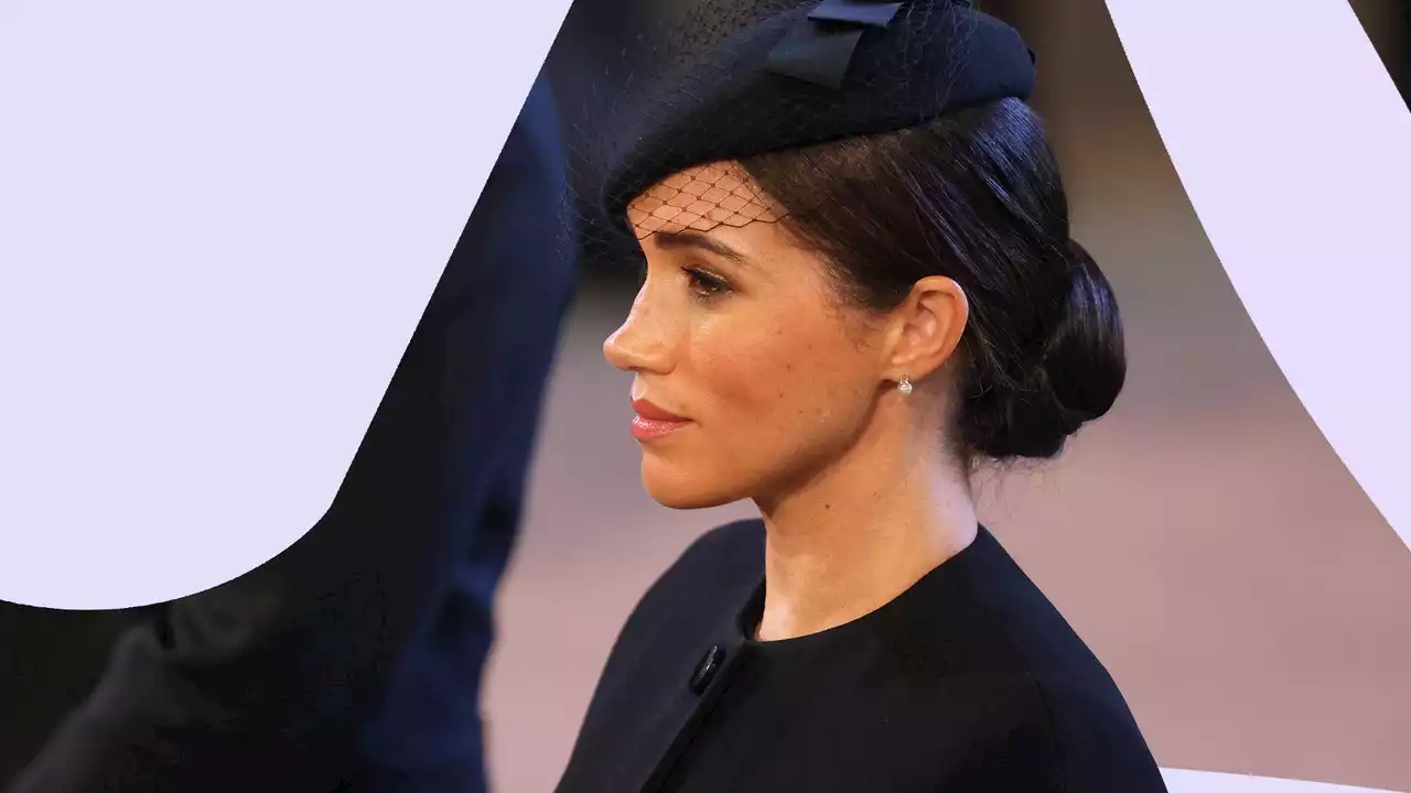 Meghan Markle, Duchess of Sussex, attends Queen Elizabeth's funeral at Westminster Abbey