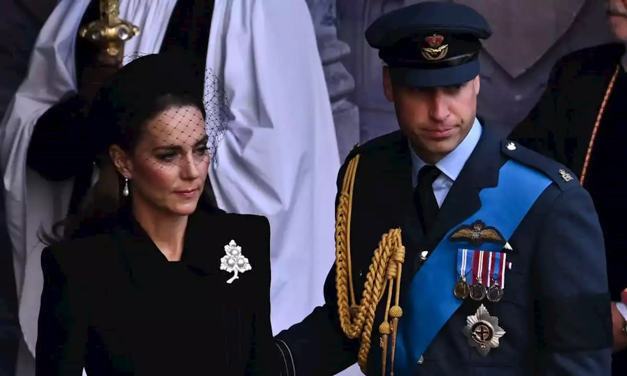 Prince and Princess of Wales pay moving tribute to Queen after funeral