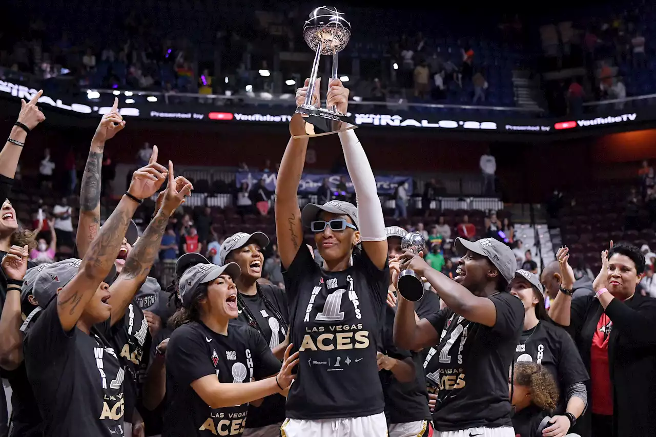 'WE CHAMPS!': Las Vegas Aces Win First WNBA Title