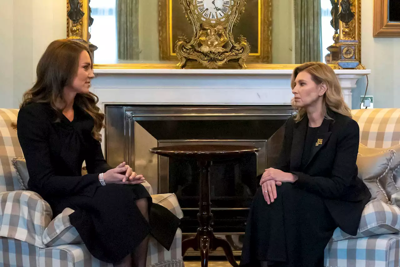 Kate Middleton incontra la first lady ucraina Olena Zelenska - iO Donna