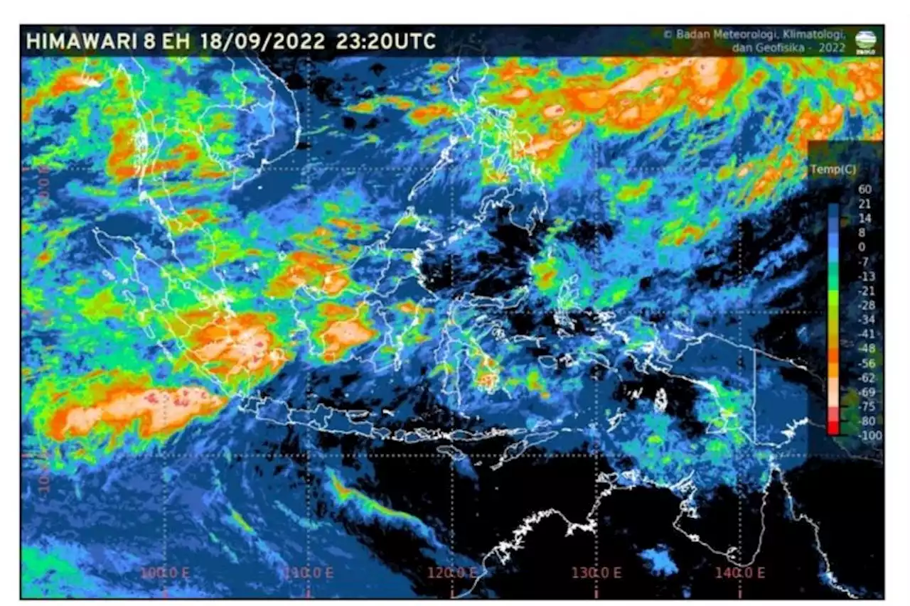 Cuaca Mataram Senin Ini: Hujan Ringan, Nusa Tenggara Berawan