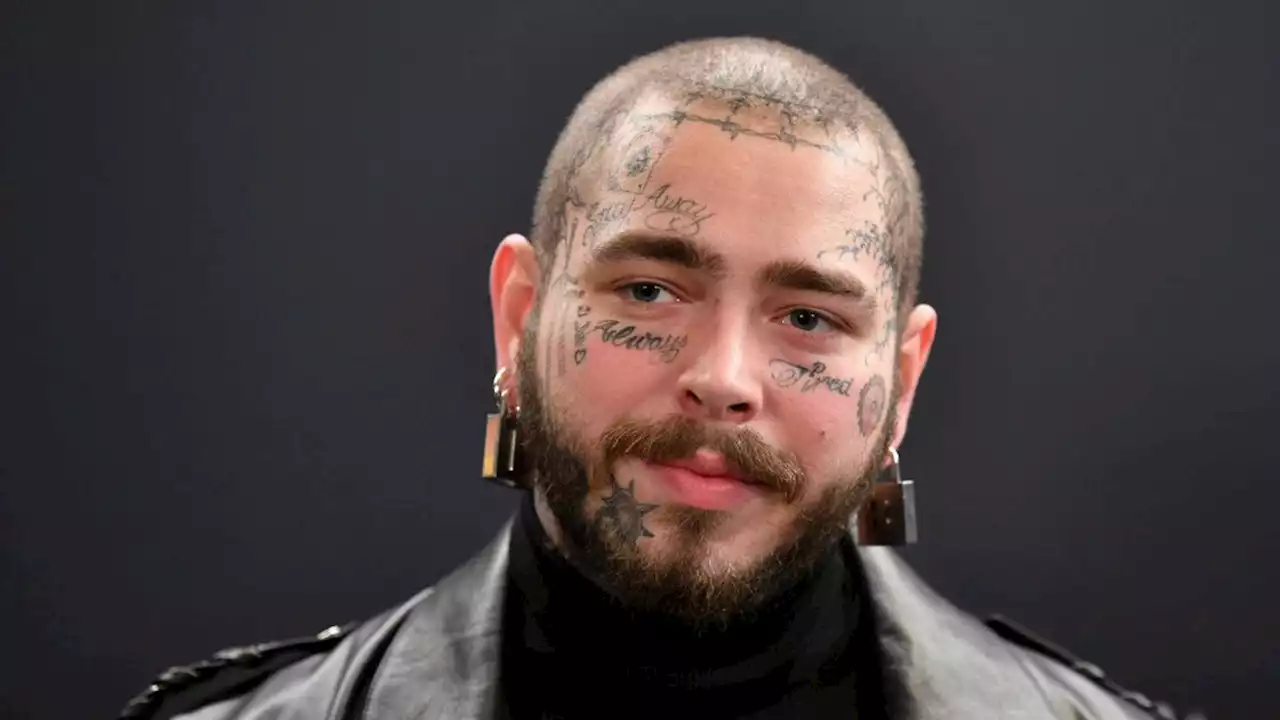 Post Malone bruises ribs in on-stage fall during St. Louis concert