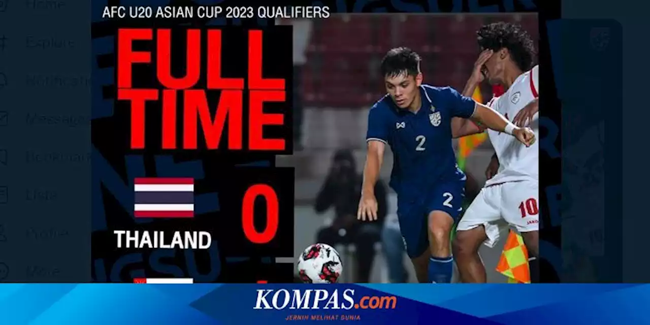 Fans Thailand Kecewa Hasil Kualifikasi Piala Asia U20 2023: Kami Tak Layak Lolos