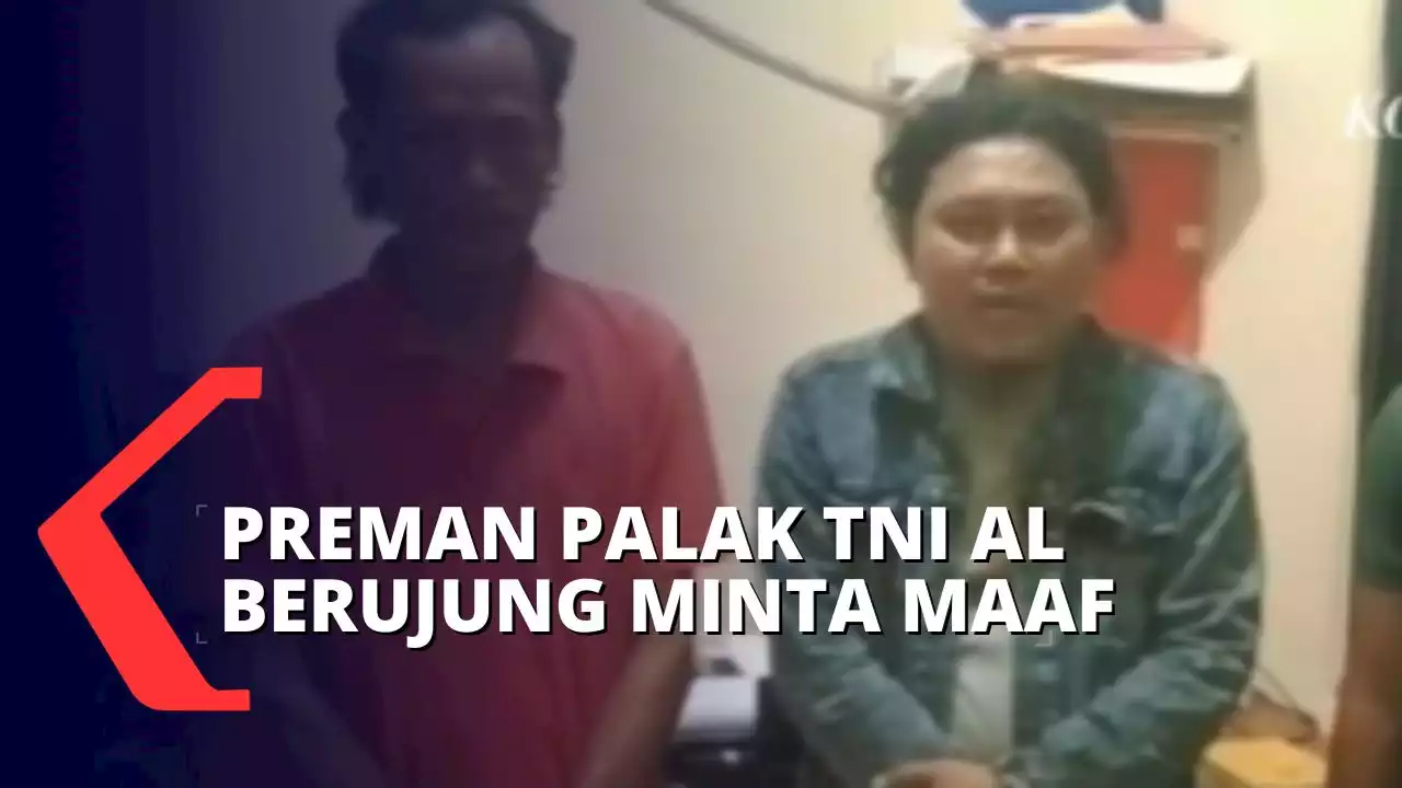 Gerombolan Preman Minta Maaf Kepada Anggota TNI AL yang Dipalak, Pelaku Diduga Mabuk saat Beraksi