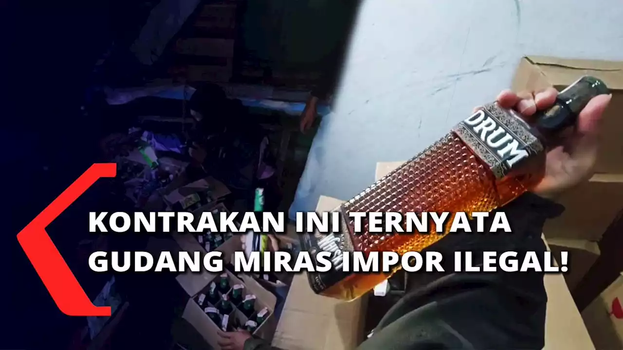 Temuan Miras Impor Ilegal Terbesar Di Tasikmalaya