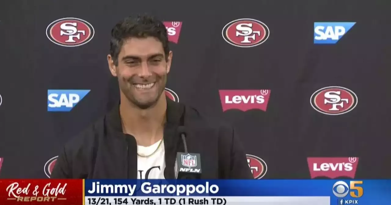 49ers turn to Jimmy Garoppolo after Trey Lance's injury: 'This is the reason you buy insurance'