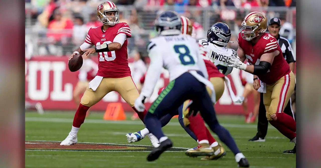 Back in the saddle after Lance injury, Jimmy G, 49ers ride to victory over Seahawks