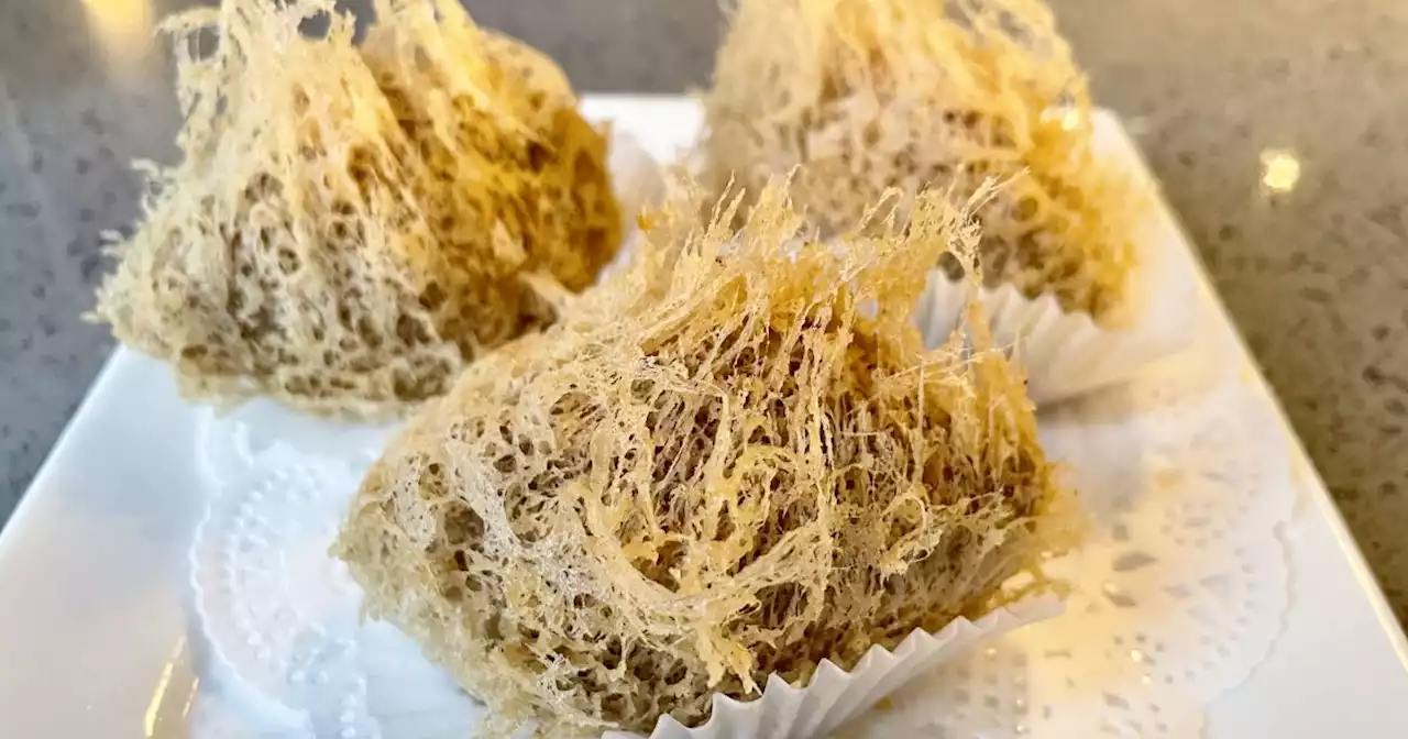 Yes, there is good dim sum on the Westside — these shaggy taro puffs are it