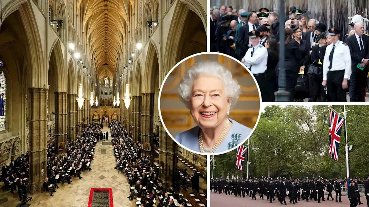 Live: Guests gather at Westminster Abbey for Queen's funeral as mourners turned away from packed viewing areas