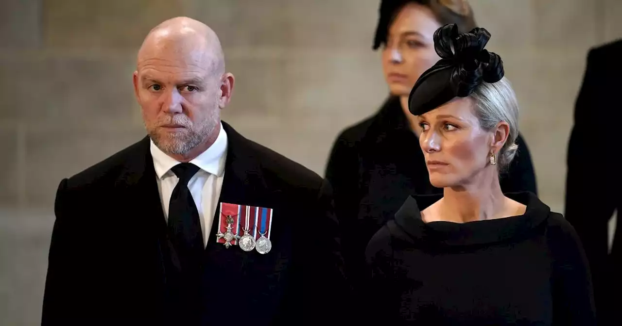 Mike Tindall wears 3 medals at Queen's funeral leaving people confused