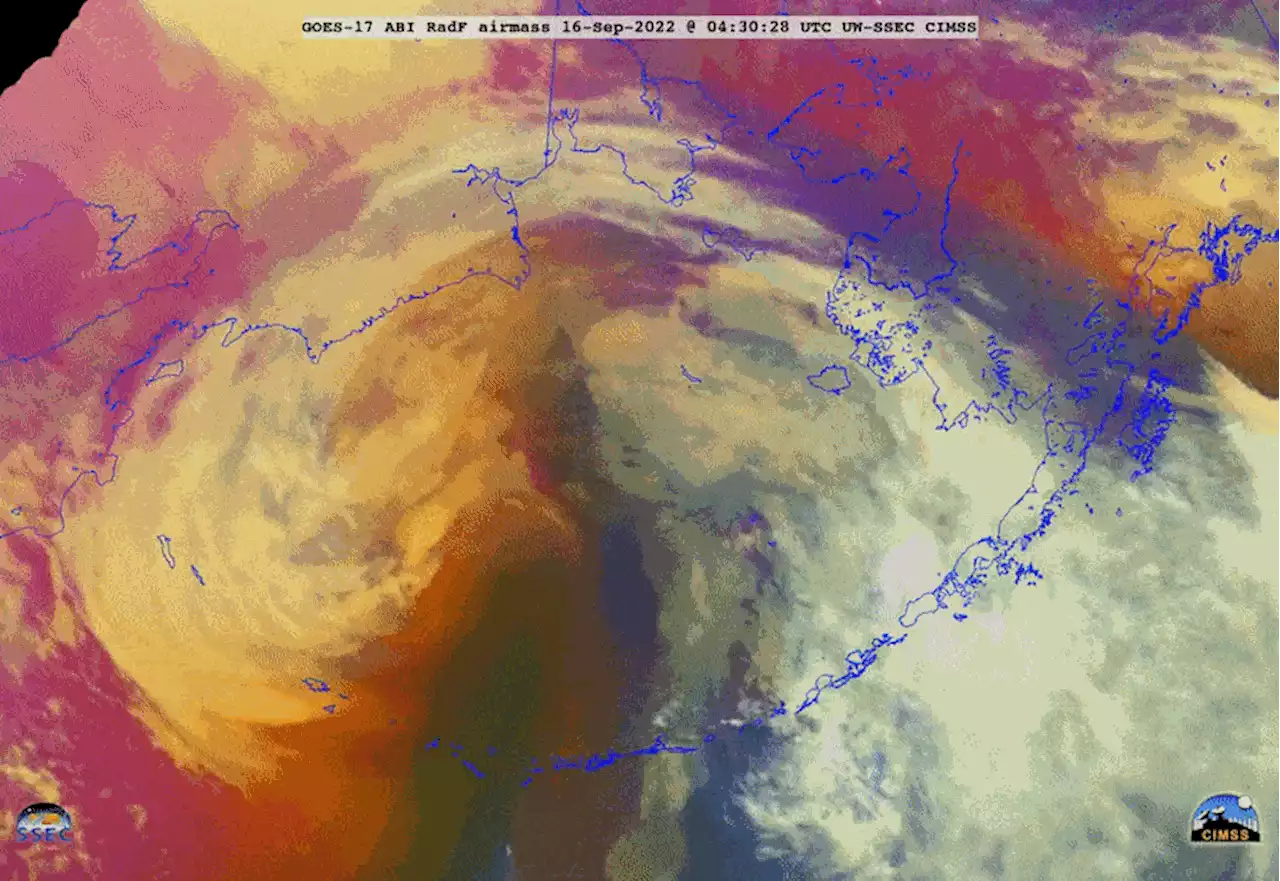 Devastating floods from Typhoon Merbok soak coastal Alaska