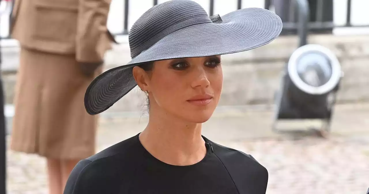 Le smoky eye dramatique de Meghan Markle aux funérailles d'Elizabeth II