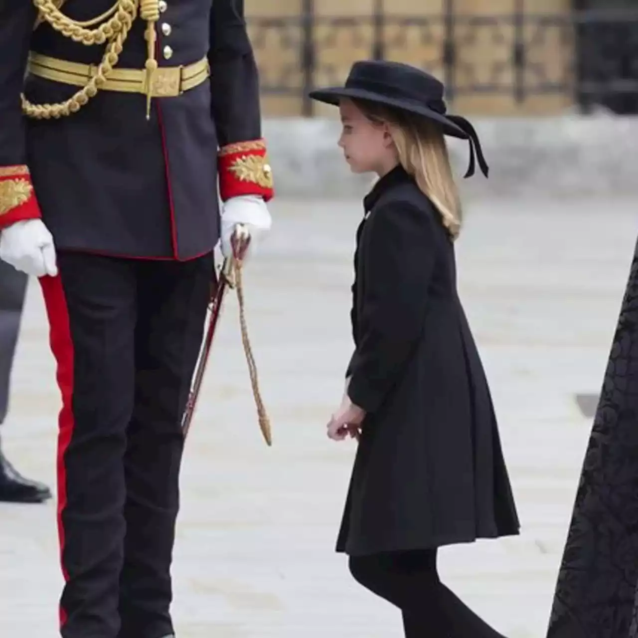 Princess Charlotte wears tiny pin in sweet tribute for the Queen at funeral