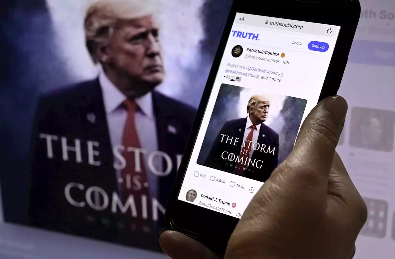 Trump 'deliberately stoking' violence, courting QAnon, professor says