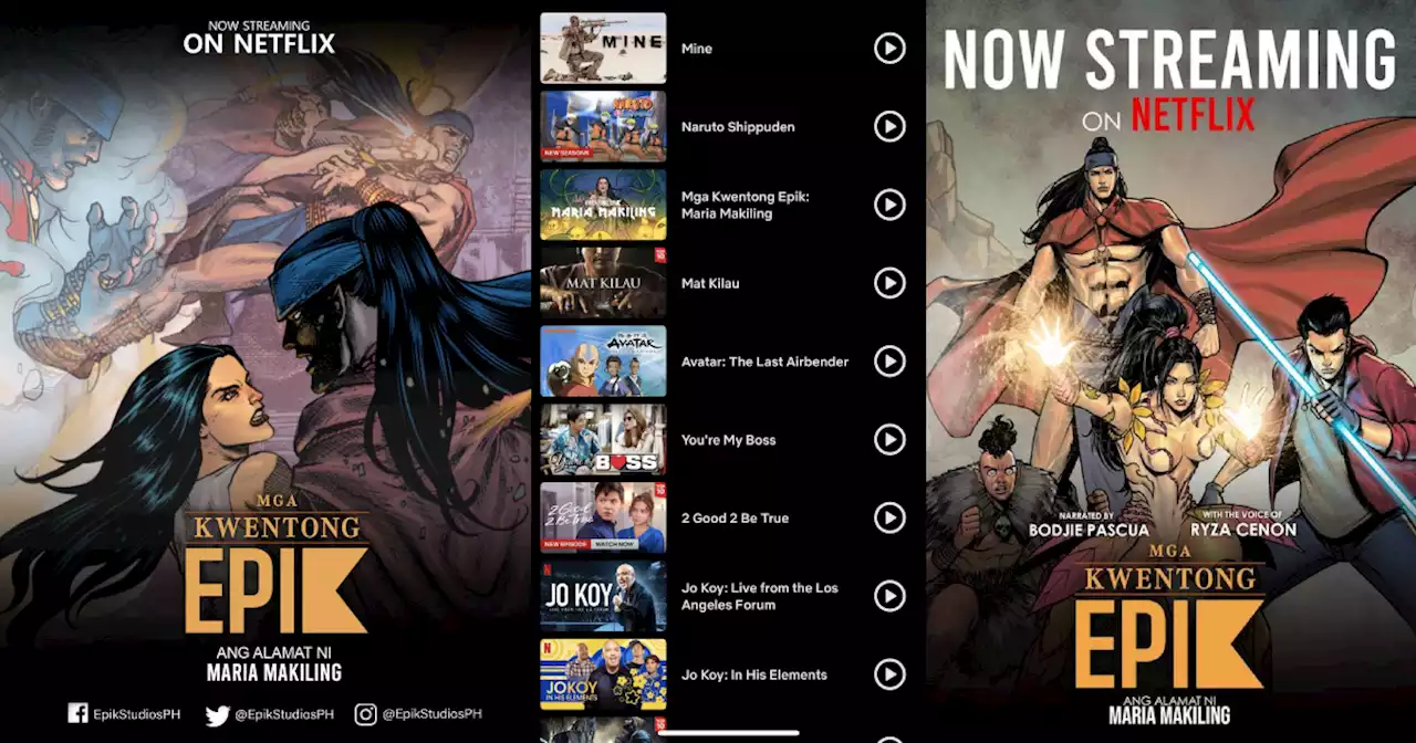 'Mga Kwentong Epik: Alamat ni Maria Makiling' is now streaming on Netflix