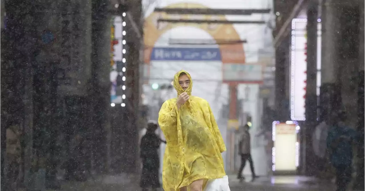 Typhoon batters Japan with record rain, killing one - NHK